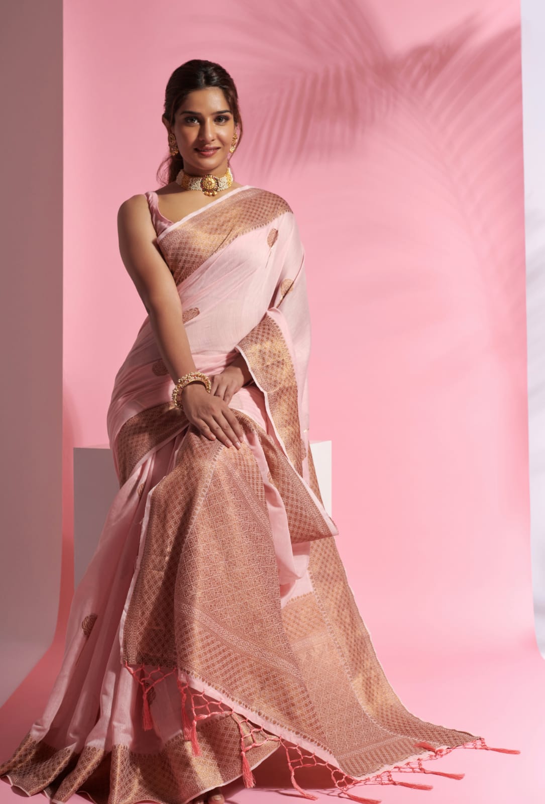 Rajyog Aarna Party Exclusive Wear Soft Cotton Latest Saree Collection